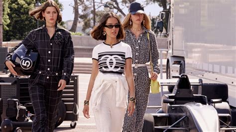 chanel formula 1|Chanel formula 1 cruise show.